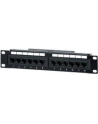 PATCH PANEL 10'' 12 PORT 1U KAT.5E CZARNY EQUIP - nr 10