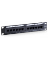 PATCH PANEL 10'' 12 PORT 1U KAT.5E CZARNY EQUIP - nr 12