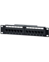 PATCH PANEL 10'' 12 PORT 1U KAT.5E CZARNY EQUIP - nr 15