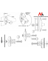 Uchwyt głośnikowy do kolumn Maclean MC-528 komplet 2 szt - nr 7