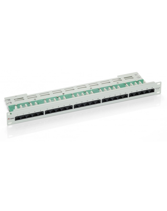 PATCH PANEL 25 PORT 1U KAT.3 (ISDN) SZARY EQUIP główny