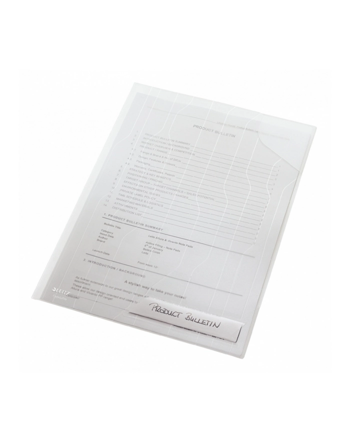 FOLDER LEITZ COMBIFILE PRZEZROCZYSTY BIALY 5SZT główny