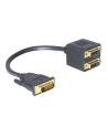 ADAPTER DVI-D(M)(24+1) DUAL LINK->DVI-D(F)(24+1) DUAL LINK X2 DELOCK - nr 12