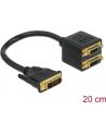 ADAPTER DVI-D(M)(24+1) DUAL LINK->DVI-D(F)(24+1) DUAL LINK X2 DELOCK - nr 19