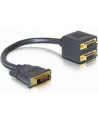 ADAPTER DVI-D(M)(24+1) DUAL LINK->DVI-D(F)(24+1) DUAL LINK X2 DELOCK - nr 1