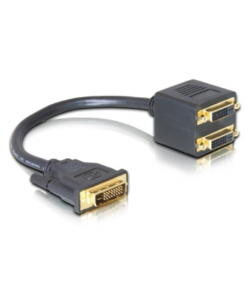 ADAPTER DVI-D(M)(24+1) DUAL LINK->DVI-D(F)(24+1) DUAL LINK X2 DELOCK