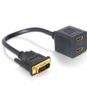 ADAPTER DVI-D(M)(24+1) DUAL LINK->2 X HDMI DELOCK - nr 10