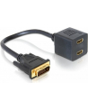 ADAPTER DVI-D(M)(24+1) DUAL LINK->2 X HDMI DELOCK - nr 12