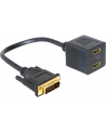 ADAPTER DVI-D(M)(24+1) DUAL LINK->2 X HDMI DELOCK - nr 14