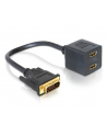 ADAPTER DVI-D(M)(24+1) DUAL LINK->2 X HDMI DELOCK - nr 2