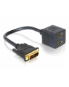 ADAPTER DVI-D(M)(24+1) DUAL LINK->2 X HDMI DELOCK - nr 4