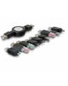 PRZEDŁUŻACZ USB ZESTAW WTYCZEK USB (4) PRZEDŁUŻACZ ZWIJANY DELOCK - nr 13