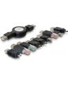 PRZEDŁUŻACZ USB ZESTAW WTYCZEK USB (4) PRZEDŁUŻACZ ZWIJANY DELOCK - nr 25