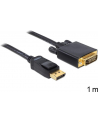 KABEL DISPLAYPORT (M)->DVI-D(M)(24+1) DUAL LINK 1M DELOCK - nr 32