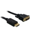 KABEL DISPLAYPORT (M)->DVI-D(M)(24+1) DUAL LINK 1M DELOCK - nr 34