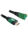 KABEL HDMI-HDMI PREMIUM KĄTOWY PRAWY GREEN SZNUR 3M DELOCK - nr 6