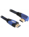 KABEL HDMI-HDMI PREMIUM KĄTOWY LEWY BLUE SZNUR 2M DELOCK - nr 6