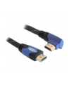 KABEL HDMI-HDMI PREMIUM KĄTOWY LEWY BLUE SZNUR 3M DELOCK - nr 10