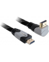 KABEL HDMI-HDMI PREMIUM KĄTOWY GÓRA GRAY SZNUR 2M DELOCK - nr 16