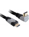 KABEL HDMI-HDMI PREMIUM KĄTOWY GÓRA GRAY SZNUR 2M DELOCK - nr 17