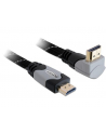 KABEL HDMI-HDMI PREMIUM KĄTOWY GÓRA GRAY SZNUR 2M DELOCK - nr 2