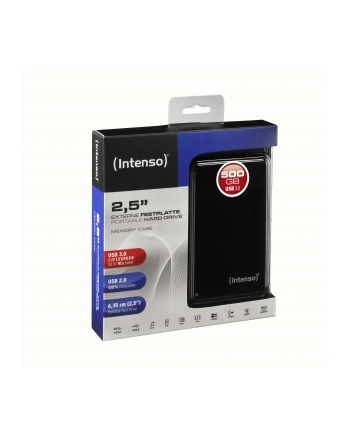 HDD INTENSO USB 3.0 500GB 2 5  MEMORYCASE BLACK ZEW nr 2