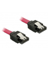 KABEL SATA DATA III (6GB/S) 10CM Z ZATRZASKAMI METALOWYMI DELOCK - nr 2