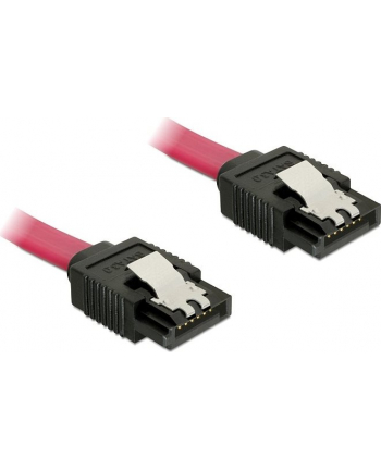 KABEL SATA DATA III (6GB/S) 20CM Z ZATRZASKAMI METALOWYMI DELOCK nr 2