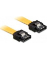 KABEL SATA DATA III (6GB/S) 20CM Z ZATRZASKAMI METALOWYMI (KRÓTKIE WTYCZKI) DELOCK - nr 19