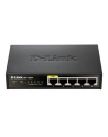 D-Link 5-Port Fast Ethernet PoE Desktop Switch - nr 1