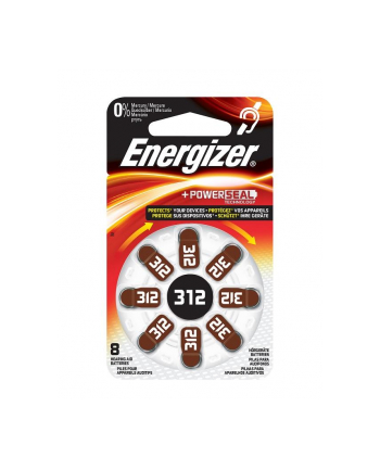 Bateria Słuchowa Energizer Zinc Air 312 /8szt.