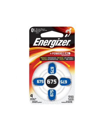 Bateria Słuchowa Energizer Zinc Air 675 / 4szt.