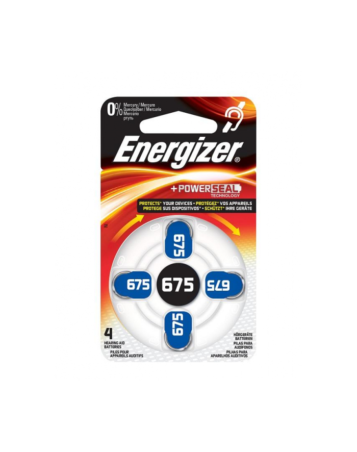 Bateria Słuchowa Energizer Zinc Air 675 / 4szt. główny