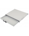 Zamykana półka 19'''' 1U pod klawiaturę, RAL 7035, jasno-szara - nr 10