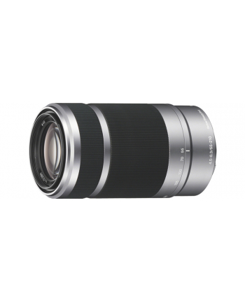 Sony SEL-55210 E55-210mm F4.5-6.3 telephoto zoom lens, 3.8x zoom, Optical SteadyShot