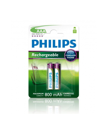 Akumulator Philips R03B2A80/10 AAA 800mAh 2 szt.