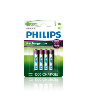 Akumulator Philips R03B4A70/10 AAA 700mAh 4 szt.