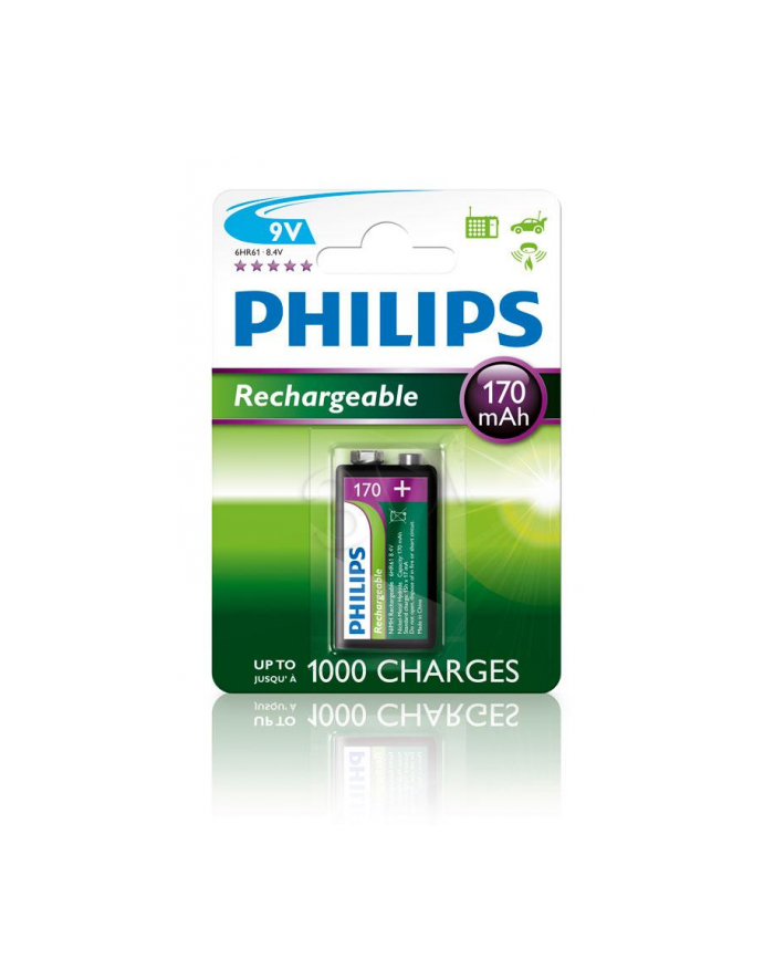 Akumulator Philips 9VB1A17/10 9V 170mAh 1 szt. ( Akumulator do elektronicznych zabawek i odtwarzaczy audio ) główny