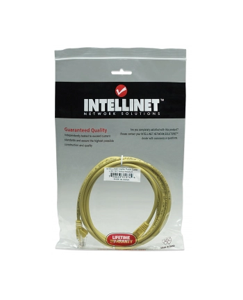 Intellinet patch cord RJ45, snagless, kat. 5e UTP, 2m żółty nr 1