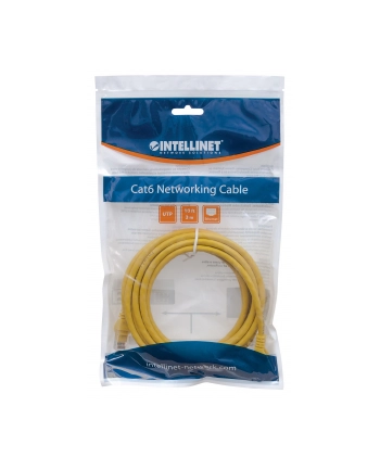 Intellinet patch cord RJ45, snagless, kat. 6 UTP, 2m żółty nr 2