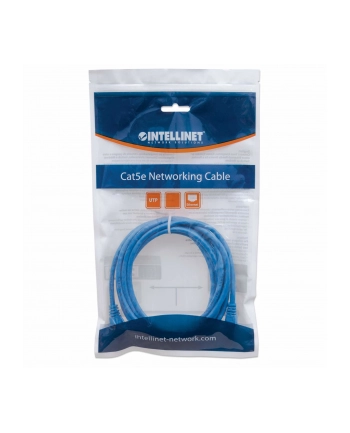 Intellinet patch cord RJ45, snagless, kat. 6 UTP, 1m niebieski nr 2