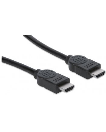 Manhattan Kabel monitorowy HDMI/HDMI 15m ekranowany czarny z kanałem Ethernet