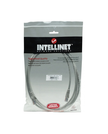 Intellinet patch cord RJ45, snagless, kat. 5e UTP, 2m szary