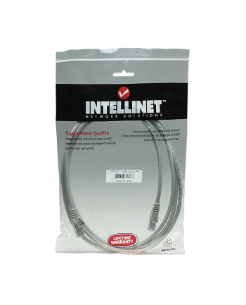 Intellinet patch cord RJ45, snagless, kat. 5e UTP, 15m szary