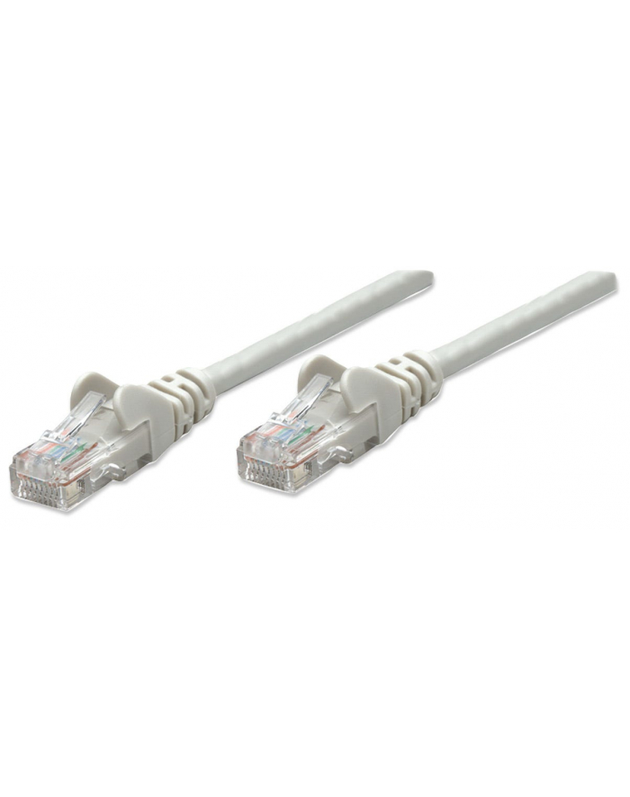 Intellinet patch cord RJ45, snagless, kat. 6 UTP, 2m szary główny