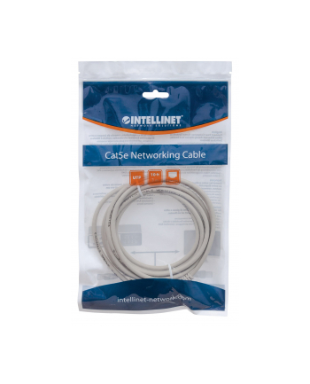 Intellinet patch cord RJ45, snagless, kat. 6 UTP, 3m szary