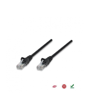 Intellinet patch cord RJ45, snagless, kat. 5e UTP, 45 cm, czarny