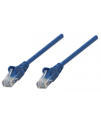 Intellinet patch cord RJ45, snagless, kat. 5e UTP, 1m niebieski