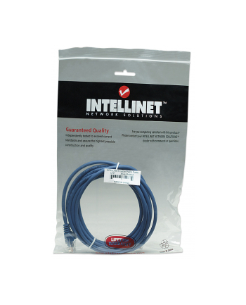 Intellinet patch cord RJ45, snagless, kat. 5e UTP, 1m niebieski
