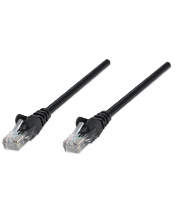 Intellinet patch cord RJ45, snagless, kat. 5e UTP, 1m czarny